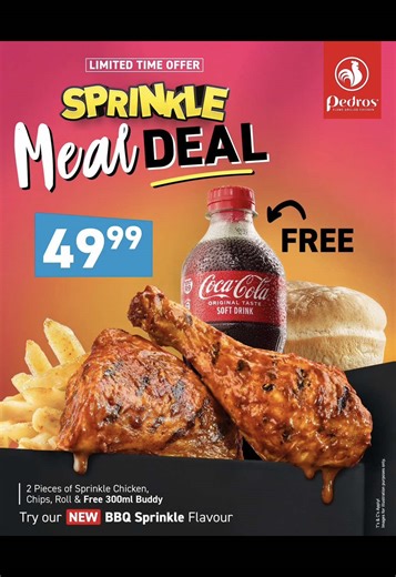 Discover the New Sprinkle Meal Deal at Pedro's Chicken