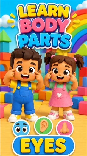 Learn Body Parts with Tiki & Toki 👀🖐️ #kidssongs #cocomelonlover #cocomelon #daddycocomelon #kids
