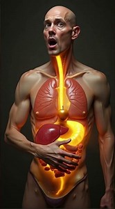 How Golden Apple Are Digested in the Body #humanbody #ai #animation #Anatomy