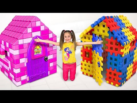 Sasha y Max construido una nueva casa para niños
