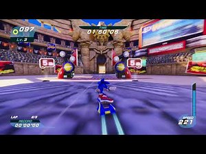 SONIC RIDERS X - ALL TRACKS - Sonic [4K 60 FPS]