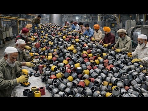 Incredible Process Of Making Millions Of Eye Bush For Leaf Springs