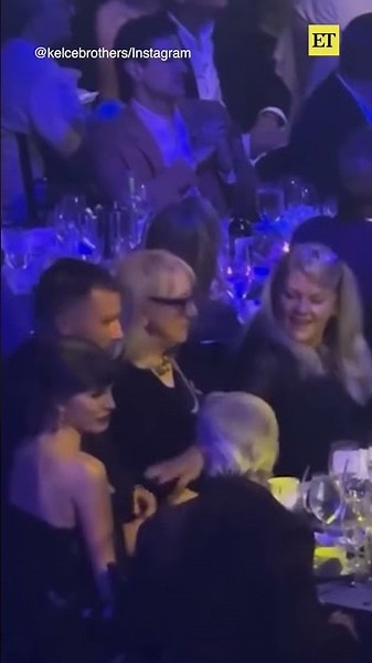 Travis Kelce Supports Taylor Swift Alongside Both Families at Songwriters Hall of Fame #taylorswift