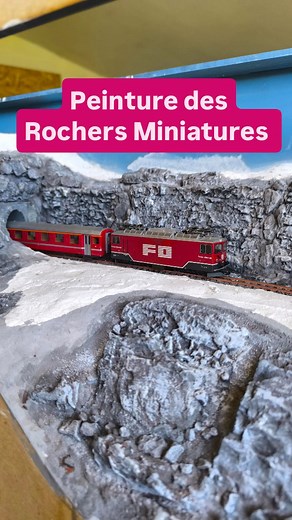 422 reactions · 13 shares | Peintures des rochers pour la construction d'un réseau de trains miniatures ! #diorama #dioramacreators #trainmodel #modelisme #modélisme #modelismeferroviaire #trainelectrique | Bois Modelisme | Facebook