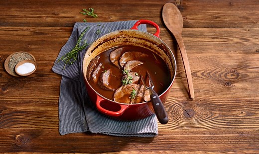 Rindsbraten richtig schmoren