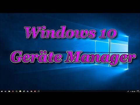 Geräte Manager öffnen unter Windows 10