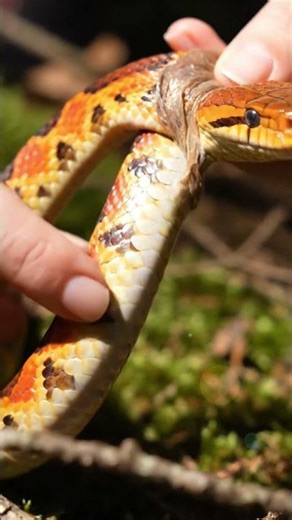 Beautiful Snake Macro 😳🐍 | Satisfying ASMR Touch & Natural Colors