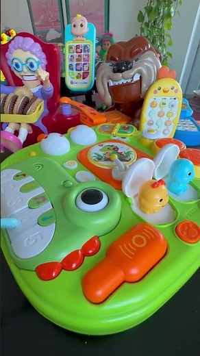 ASMR CUTE DINOSAUR MINI KEYBOARD WOTH SOUNDS EFFECT TOYS #viral #trending #asmr #satisfying #shorts