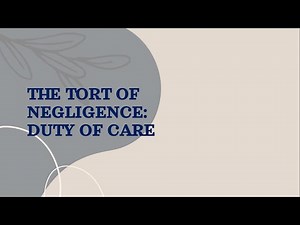 Duty of Care Overview