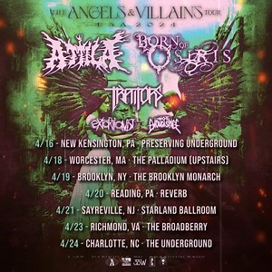 Born Of Osiris & Attila for the Angels & Villains Tour • May 7th at the El Rey • all ages • doors at 5:30, show at 6 pm • tickets available now at elreylive.com | Sunshine Theater