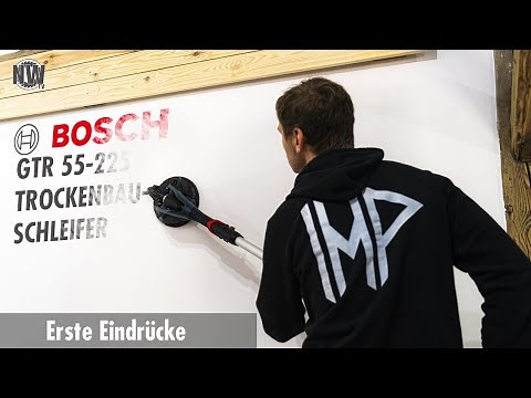 NWTV | BOSCH GTR 55-225 - Ein ungeschliffener erster Blick auf den neuen Trockenbauschleifer