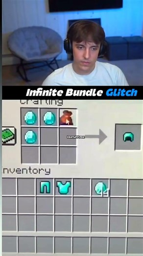 Infinite diamond bundle glitch #minecraft #shirts #glitch #viral