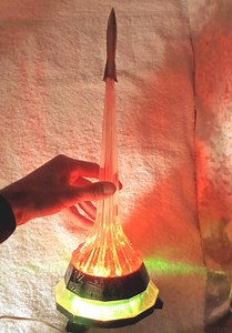 Vintage Table Lamp,night Light Rocket Ussr, 70s Lamp, Soviet Space Lamp,collectible Rocket, Gagarin ,USSR - Etsy
