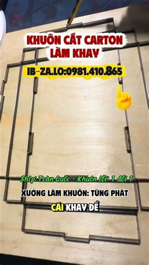 Làm khay hộp carton đế giấy đóng hàng lon nước trà tiện vận chuyển