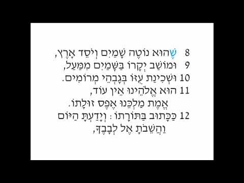 Aleinu (Sung: Medium) - Full Reform Version - Prayer Karaoke