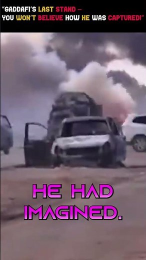 Gaddafi’s Last Stand – You Won’t Believe How He Was Captured! #Gaddafi #Libya #GaddafiDeath #history