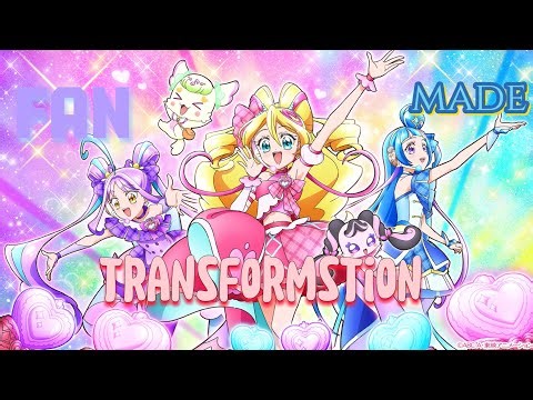 You and idol precure//fanmade group transformation//4K HD