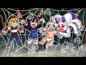 ESCAPE FROM THE EVIL SPIDER IN ROBLOX !! Winki roblox