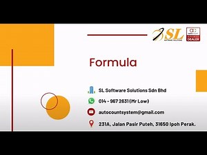 AutoCount Formula Module: Enhance Data Calculation and Transformation