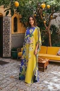 Garden Kaftan for Petite Women : Wedding Dress Kaftan for Guest, One Size Fit All, Custom Made - Etsy