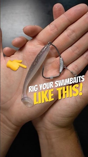 The BEST Way to Rig a Soft Plastic Swimbait 🎣🔥 #fishing
