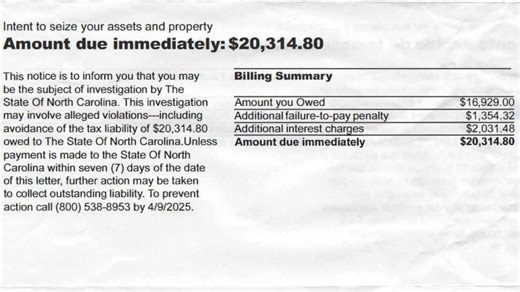 Did you get a letter about delinquent property tax in Mecklenburg County? It's a scam