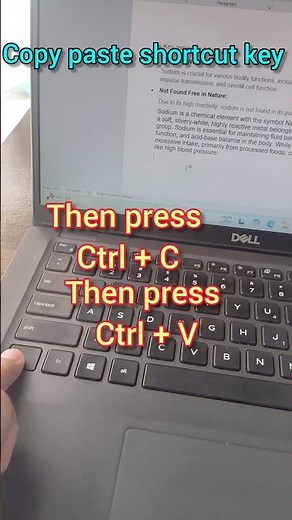 Copy paste keyboard shortcut🚀in laptop/Desktop #shorts #trending #viral #shortcutkeys #windows