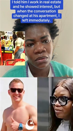 I am a real estate agent and had scheduled a meeting with a client at the mall, but the client did not show up despite my waiting for several minutes. While there, I was approached by a Russian man, and we had a brief conversation during which I mentioned that I work in real estate. He requested my contact details, which I shared. He later expressed interest in real estate and invited me to his apartment to continue the discussion. However, upon arrival, the conversation shifted away from anythi