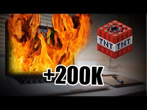 I literally force my computer with Minecraft TNT