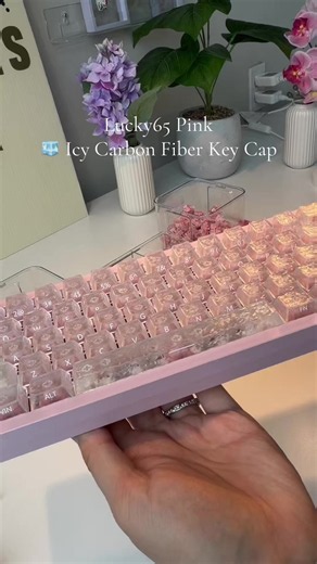 🧊 Icy Carbon Fiber Keyboard? ⌨️ Join our: 🛠️DIY keyboard workshop 🔧 OR free assemble for you Free Shipping ✈️ Canada & USA Choose:1. Barebone 2. Switches 3. Keycap set 💗 location: unit 218, 3459 Sheppard Ave E, Scarborough Enjoy your time with family or friends for the weekends! 📅Appointments: https://soulmiekeys.com/products/appointment In this video: Barebone: Lucky65 Sakura pink Barebone Switch: KTT Night Sakura Switch (Linear） Key Cap: Icy Carbon Fiber Key Cap Set 🔧Build with love, typ