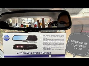 Auto-Dimming IRVM Detailed DIY Installation on Tata Tiago