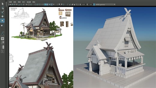 【MAYA建模】新手从做一个喜欢的房子开始，房子建筑模型制作教学，maya入门建模案例教程