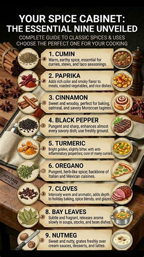 Master Your Spices: The 9 Essentials You MUST Have! #Cooking