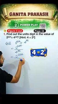 😱 Class 8 Maths Chapter 2 Q1 Full Solution 🔥 | Power Play Page 44 Easy Trick 🤯 #shorts