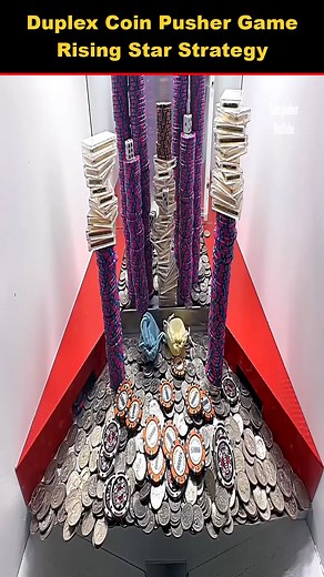 Golden slimline #coinpusher #treasure #massivejackpot | Coin Pusher Pro HD