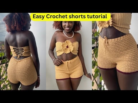Easy Crochet Shorts Tutorial (Floret shorts ) / Step by Step for Beginners