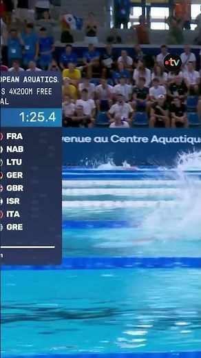 🤯 Léon Marchand's incredible performance! #Paris2026