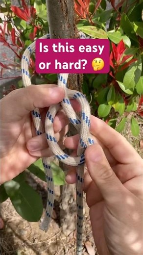 Is this knot Easy or Hard? 🤔 (Tricorn Loop)