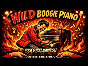 Wild Boogie Woogie Night 🎹 Rockin' 1950s Piano Party