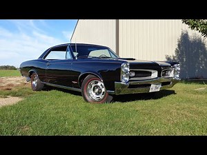 1966 Pontiac GTO 389 V8 with a 4 Speed in Black & Ride on My Car Story with Lou Costabile