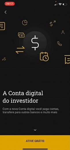 Como ativar sua conta digital no app XP Investimentos