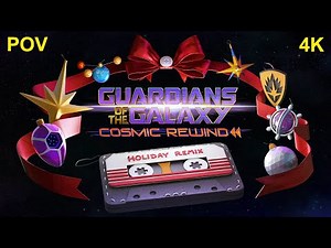 Guardians of the Galaxy: Cosmic Rewind - New Holiday Remix POV Ride - Epcot - Walt Disney World