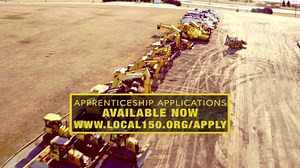Apply to join Operating Engineers Local 150 Apprenticeship Program to level up your career. Applications available at the District 2 Hall on Oct 8th. For more information visit Local150.org/apply. | IUOE Local 150