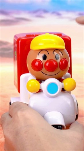 Anpanman Delivery by Motorcycle! Anpanman Delivery Home Pizza Shop#asmr #toys #anpanman #shorts