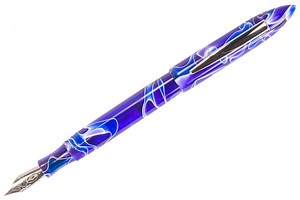 Edison Premiere Fountain Pen - Delphinium - The Goulet Pen Company