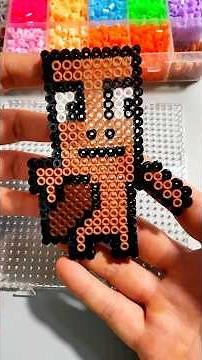 DIY a tung tung tung sahur with perler beads#diy#tungtungtungsahur #perlerbeads