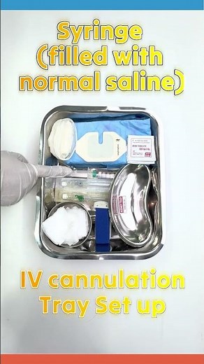 IV Cannulation Tray Setup | Step-by-Step Guide Every Nurse Must Know #nursing #nurse