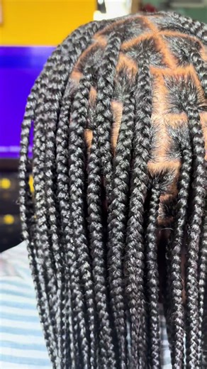 TERIDIDIT❤️ Medium knotless plaits *IG:_avahstylesxx #fypシ゚viral #CapCut #trending #miamihairstylist #miamistyles