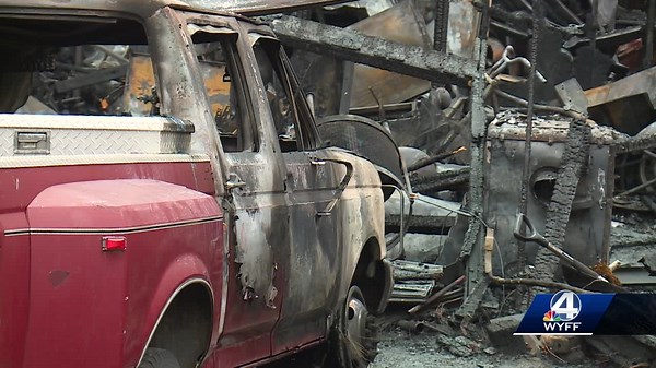 Fire in Greenwood County, South Carolina, damages private property