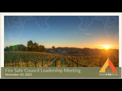 Fire Safe Council Countywide Leadership Meeting November 2025